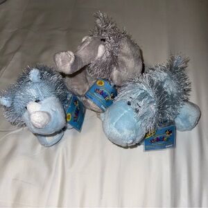 Webkinz Rhino, Elephant, Hippo Bundle NWT with Sealed Code